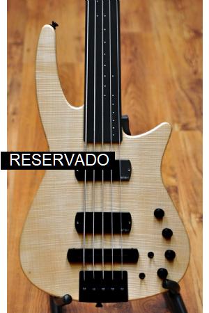 NS Design CR5 Radius Fretless Bass Guitar Natural